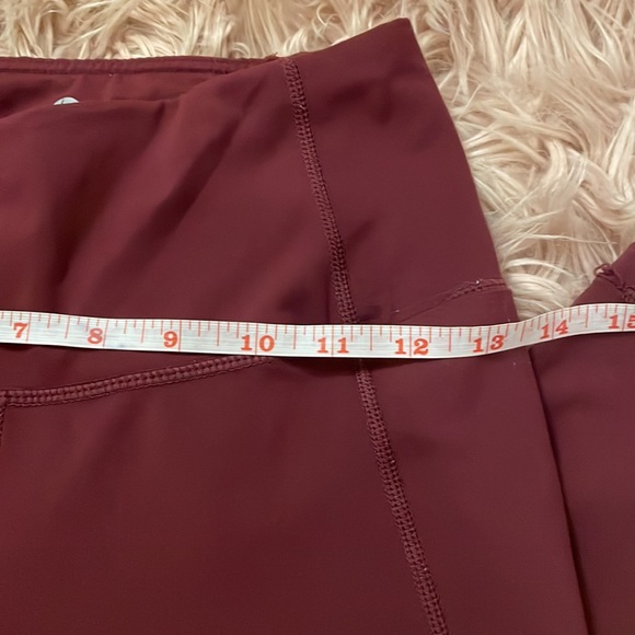 Leggings 90 Degree by Reflex Maroon Small - Picture 8 of 10